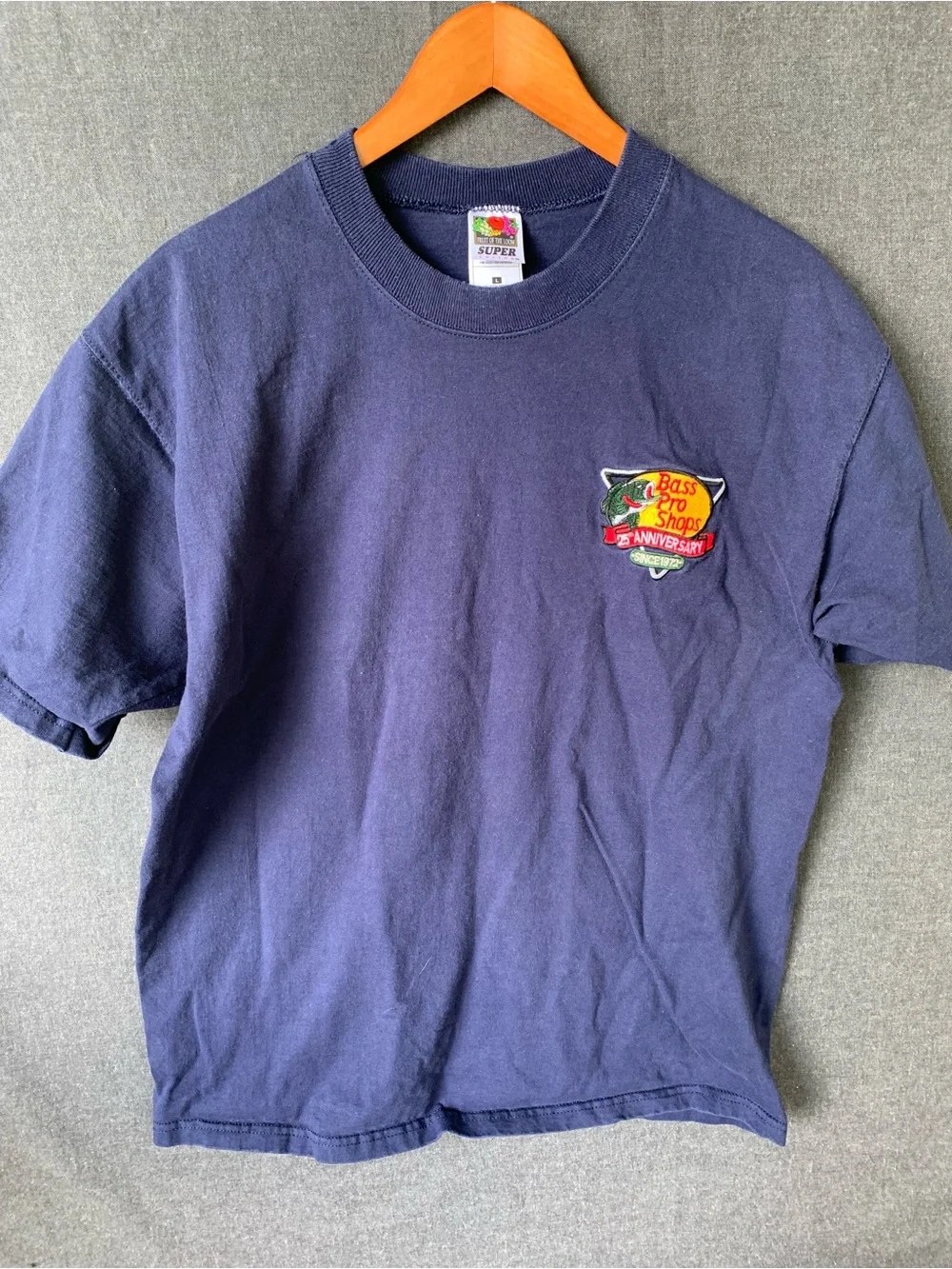Vintage Bass Pro Shops Tee Shirt 25th Anniversary 1997 Adult Size Large 90s